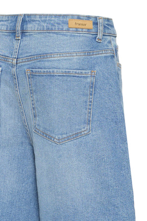 Fransa FRLORELEI SHORTS 1, Mid Blue denim