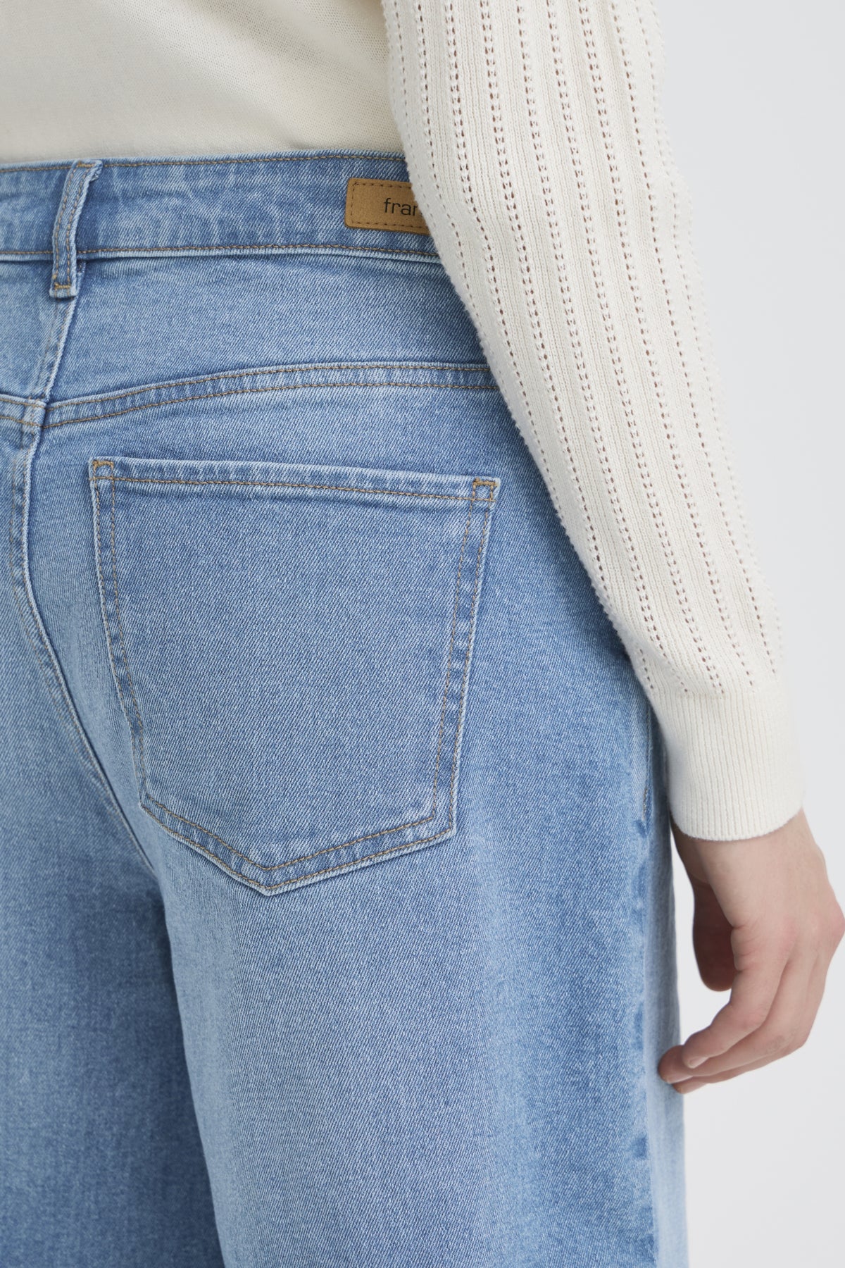 Fransa FRLORELEI SHORTS 1, Mid Blue denim
