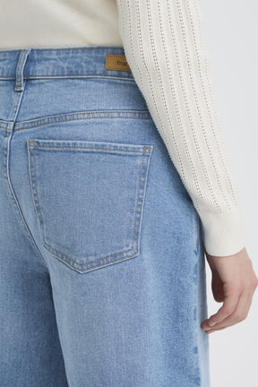 Fransa FRLORELEI SHORTS 1, Mid Blue denim