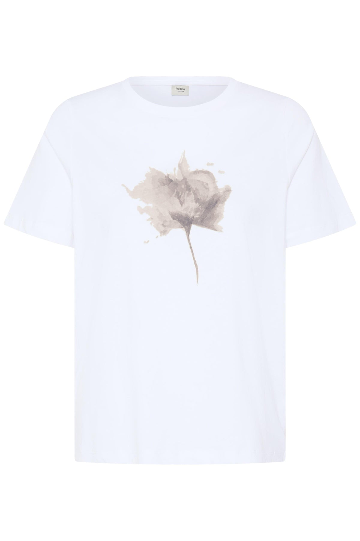 Fransa FRFRANCESCA TEE 1, SAVANNAH TANN FLOWER