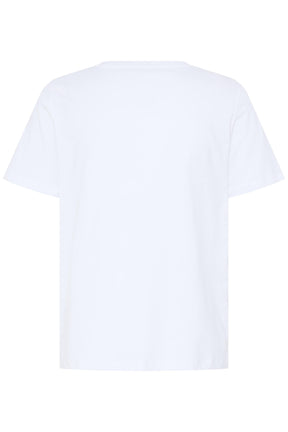 Fransa FRFRANCESCA TEE 1, SAVANNAH TANN FLOWER