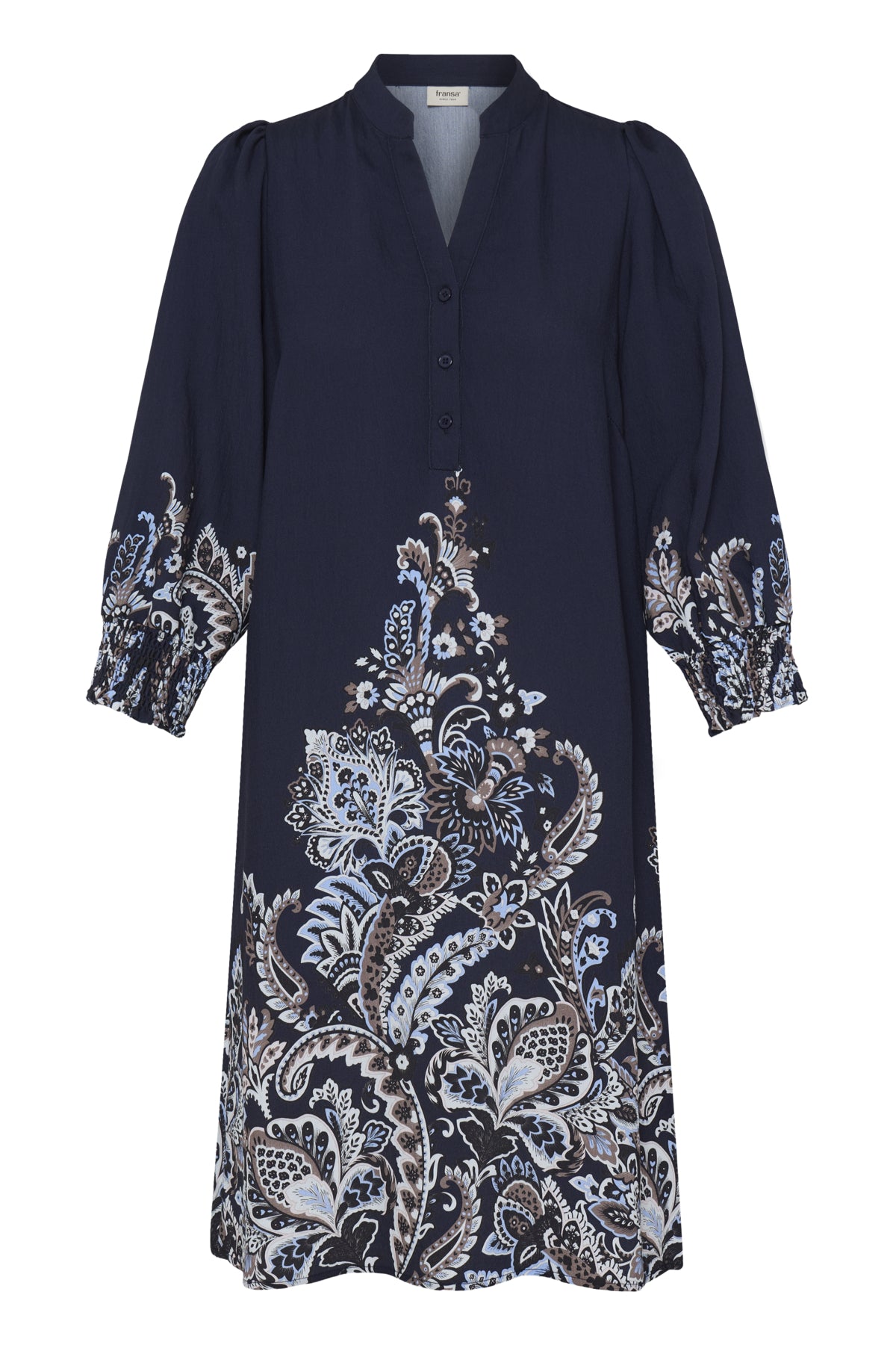 Fransa FRADARA DRESS 2, NAVY BLAZER W PAISLEY