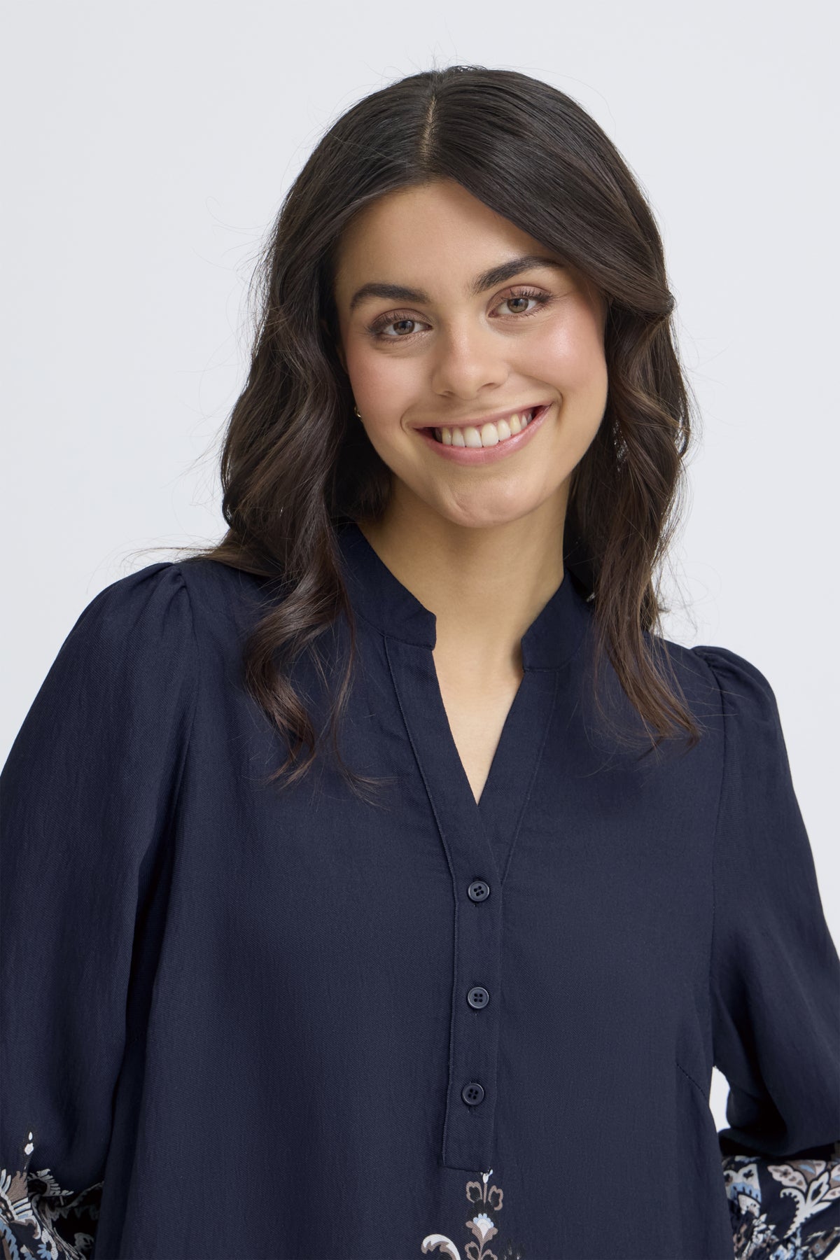 Fransa FRADARA DRESS 2, NAVY BLAZER W PAISLEY