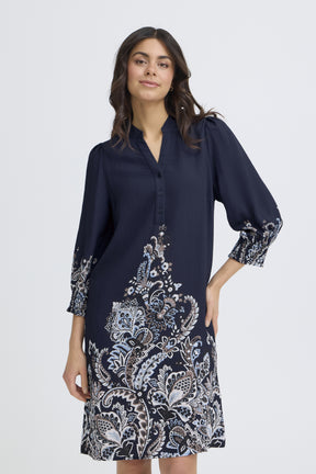 Fransa FRADARA DRESS 2, NAVY BLAZER W PAISLEY