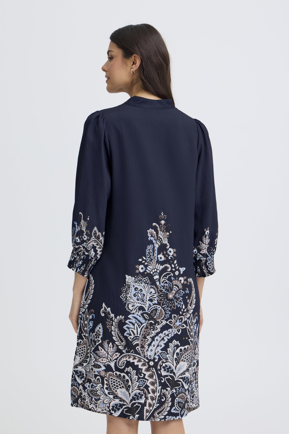 Fransa FRADARA DRESS 2, NAVY BLAZER W PAISLEY