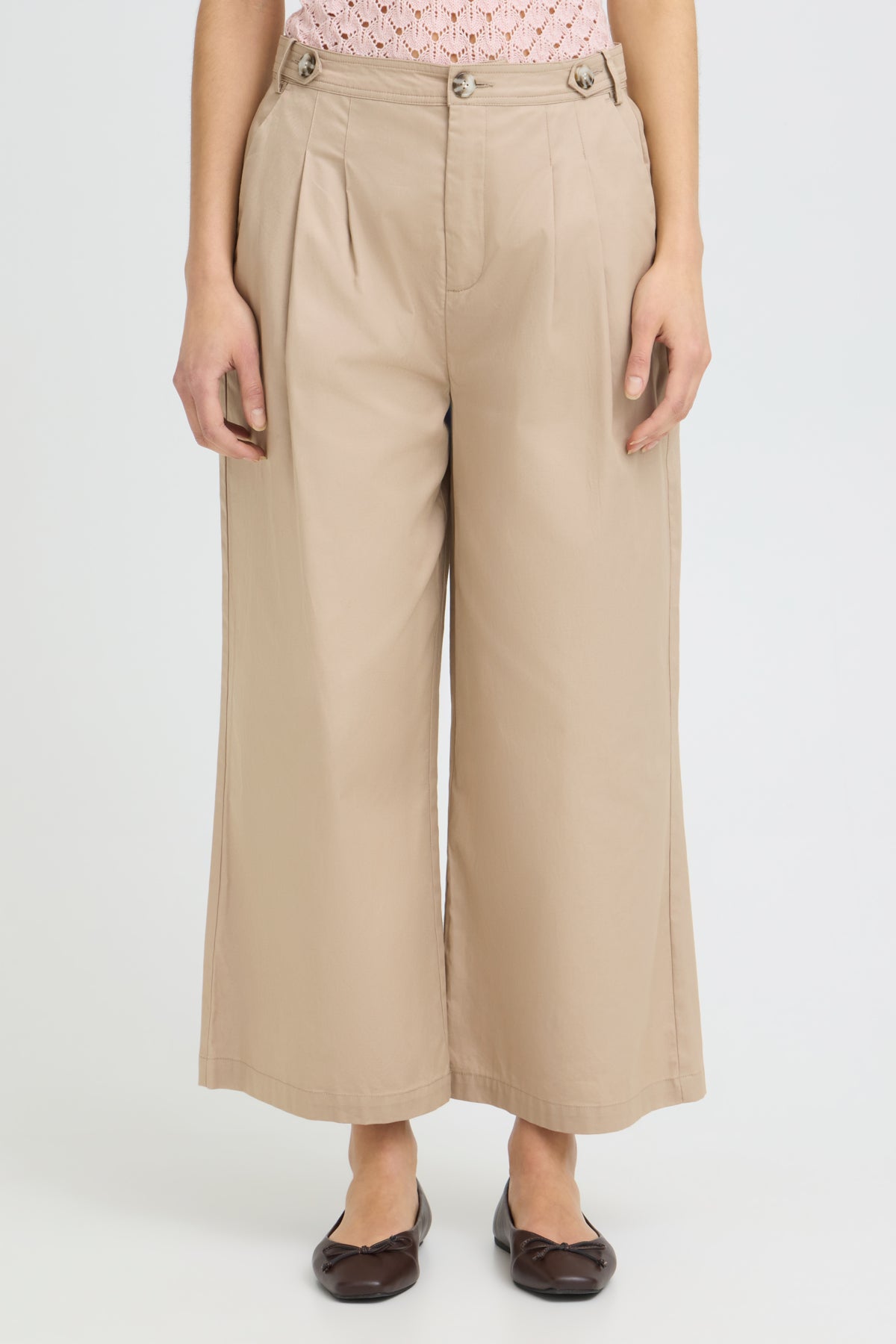 Fransa FRTRUE PANTS 1, SAVANNAH TAN
