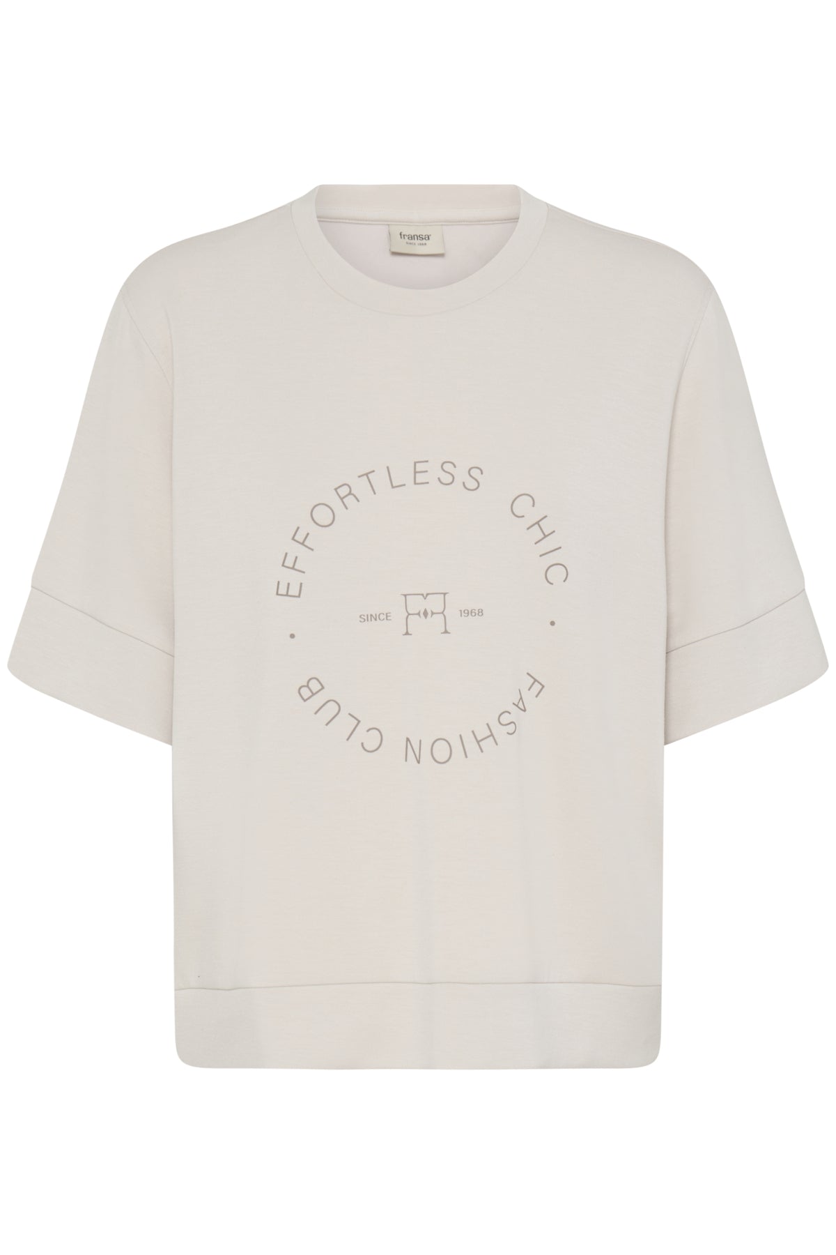 Fransa FRAURORA TEE 4, GRAY MORNING