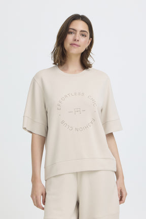 Fransa FRAURORA TEE 4, GRAY MORNING