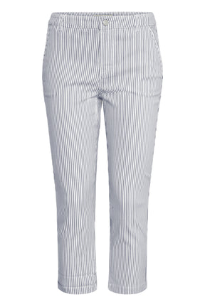 Fransa FRENA TESSA CAPRI 2, BIRCH W. NAVY BLAZER STRIPE