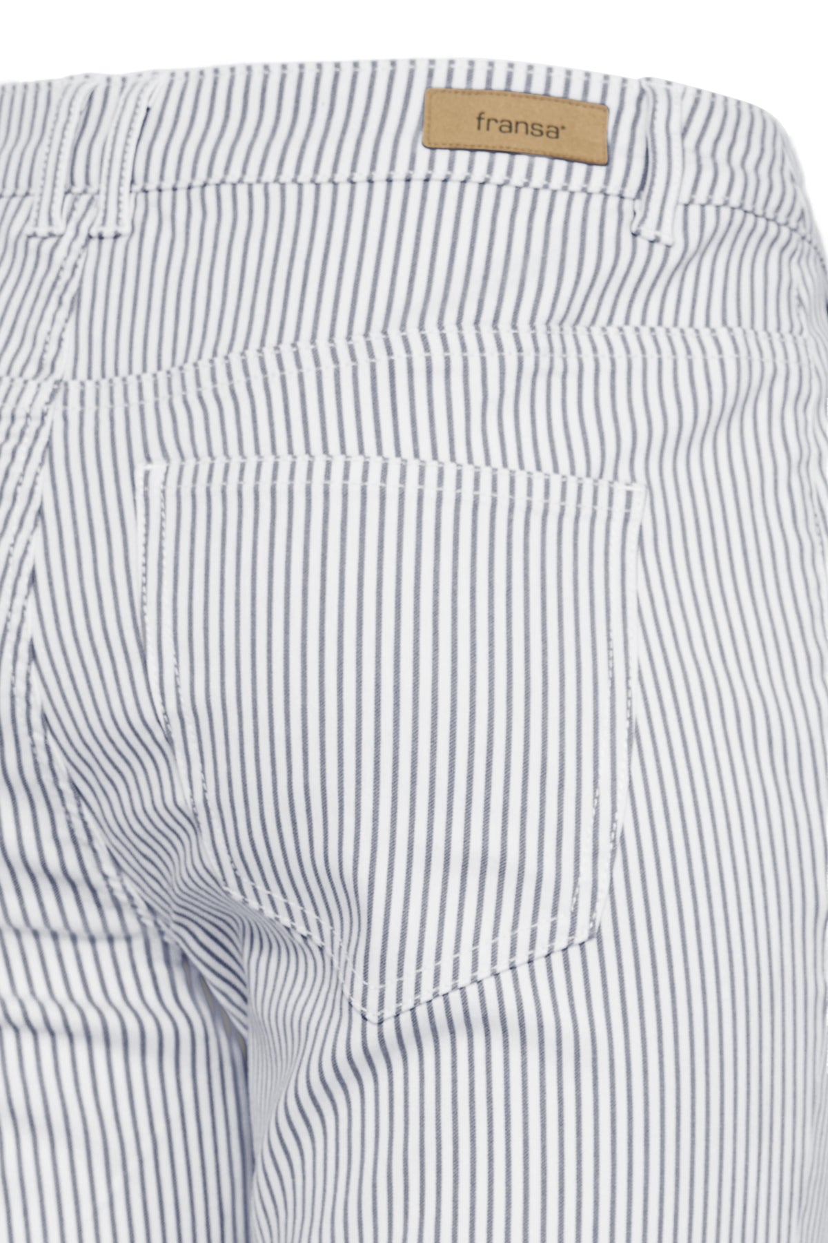 Fransa FRENA TESSA CAPRI 2, BIRCH W. NAVY BLAZER STRIPE