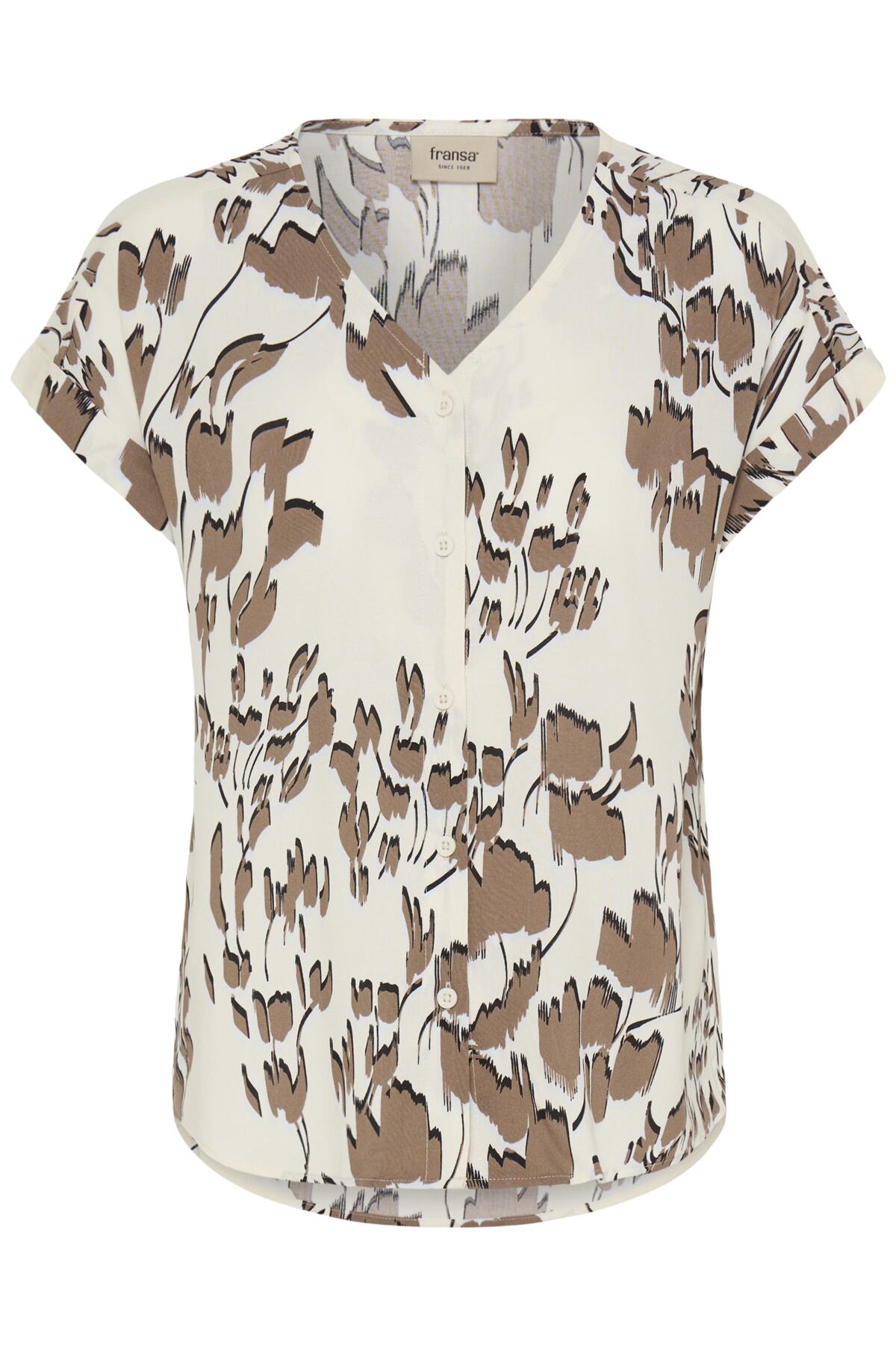 Fransa FRHEAT BLOUSE 3, MOUNTAIN TRAIL