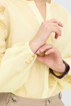 Fransa FRWINA SHIRT 1, PASTEL YELLOW