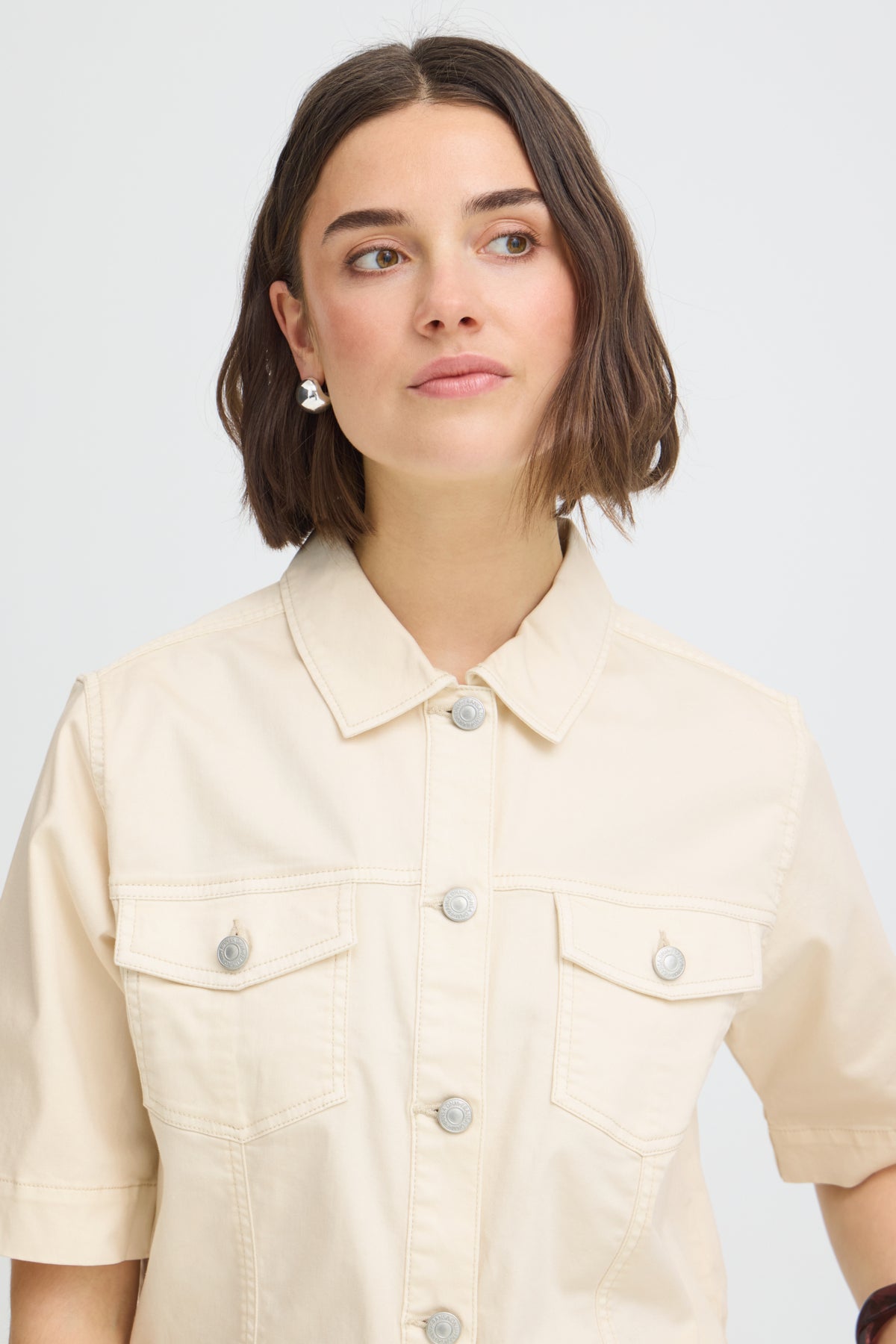 Fransa FRTWILL JACKET 4, WHISPER WHITE