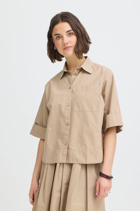 Fransa FRGITI SHIRT 1, SAVANNAH TAN
