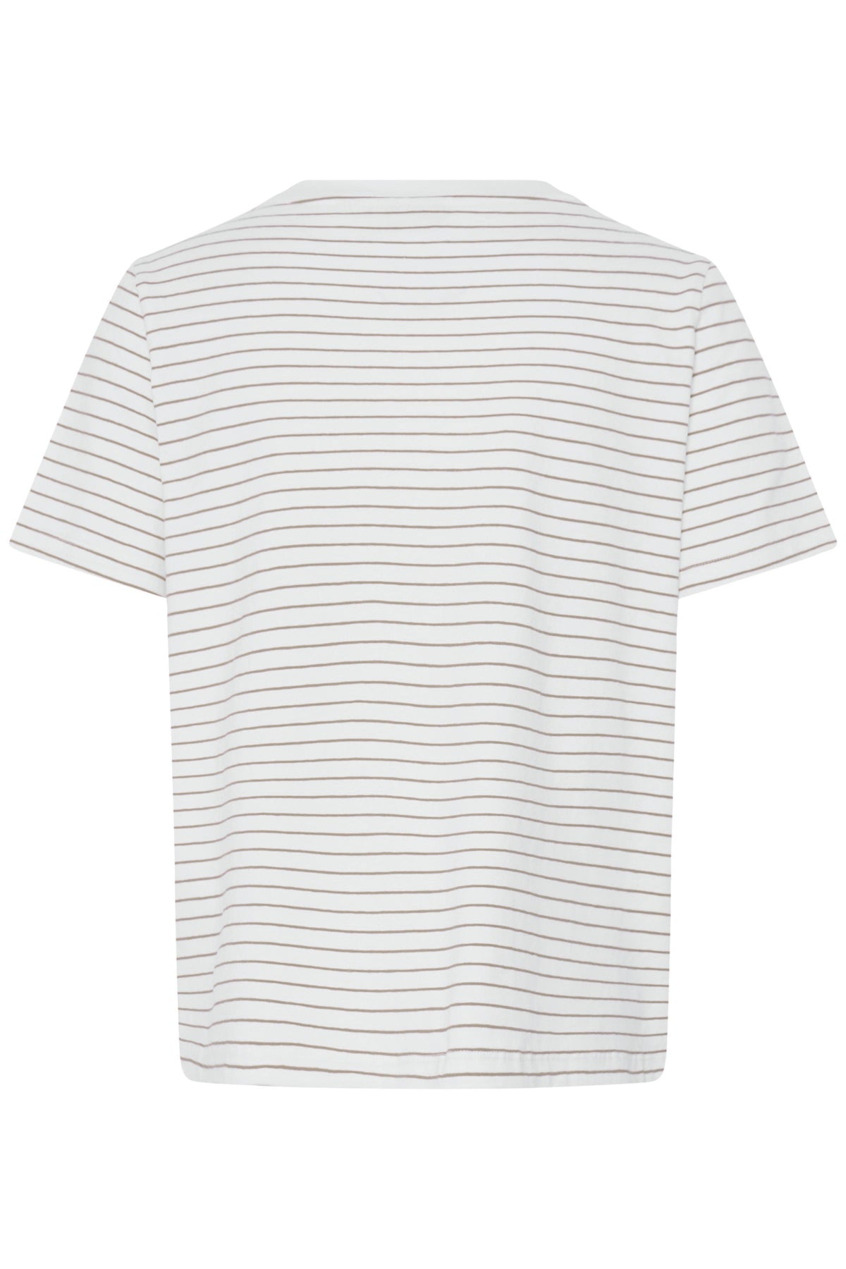 Fransa FRFEBA TEE 2, WHITE W. MOUNTAIN STRIPE