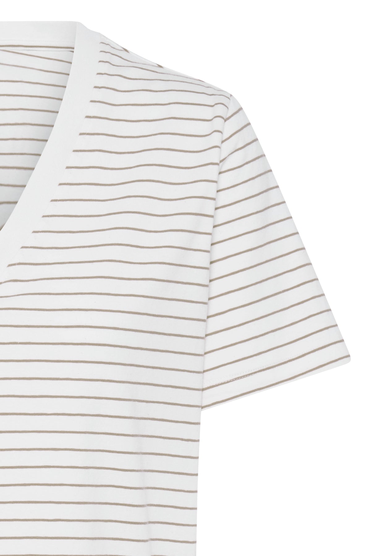 Fransa FRFEBA TEE 2, WHITE W. MOUNTAIN STRIPE
