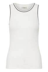 Fransa FRHOZANA TOP 2, WHITE W. BLACK STRIPE