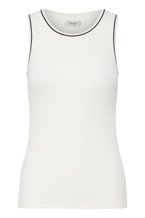 Fransa FRHOZANA TOP 2, WHITE W. BLACK STRIPE