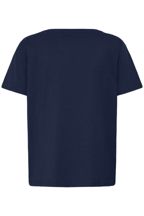Fransa FRZELDA TEE 1,  SUNSET NAVY