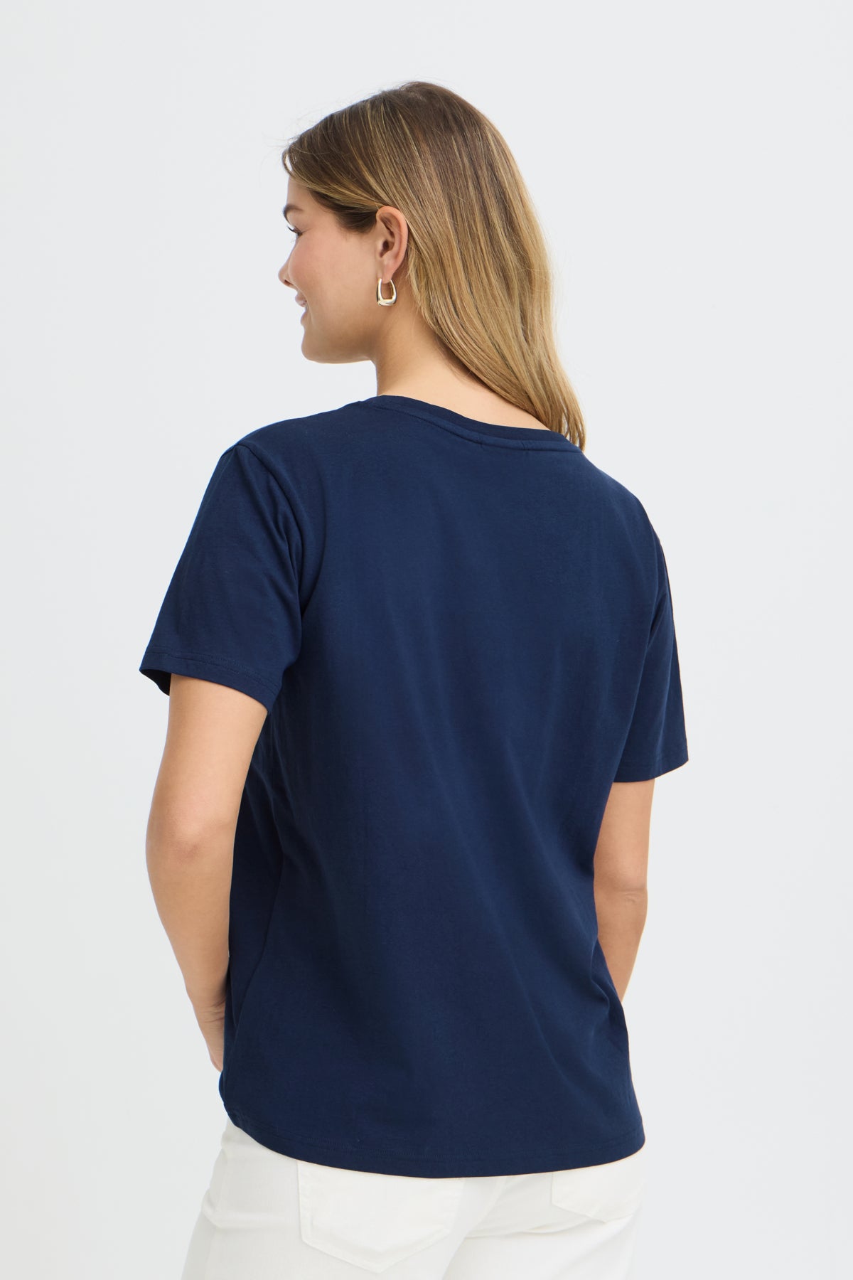 Fransa FRZELDA TEE 1,  SUNSET NAVY