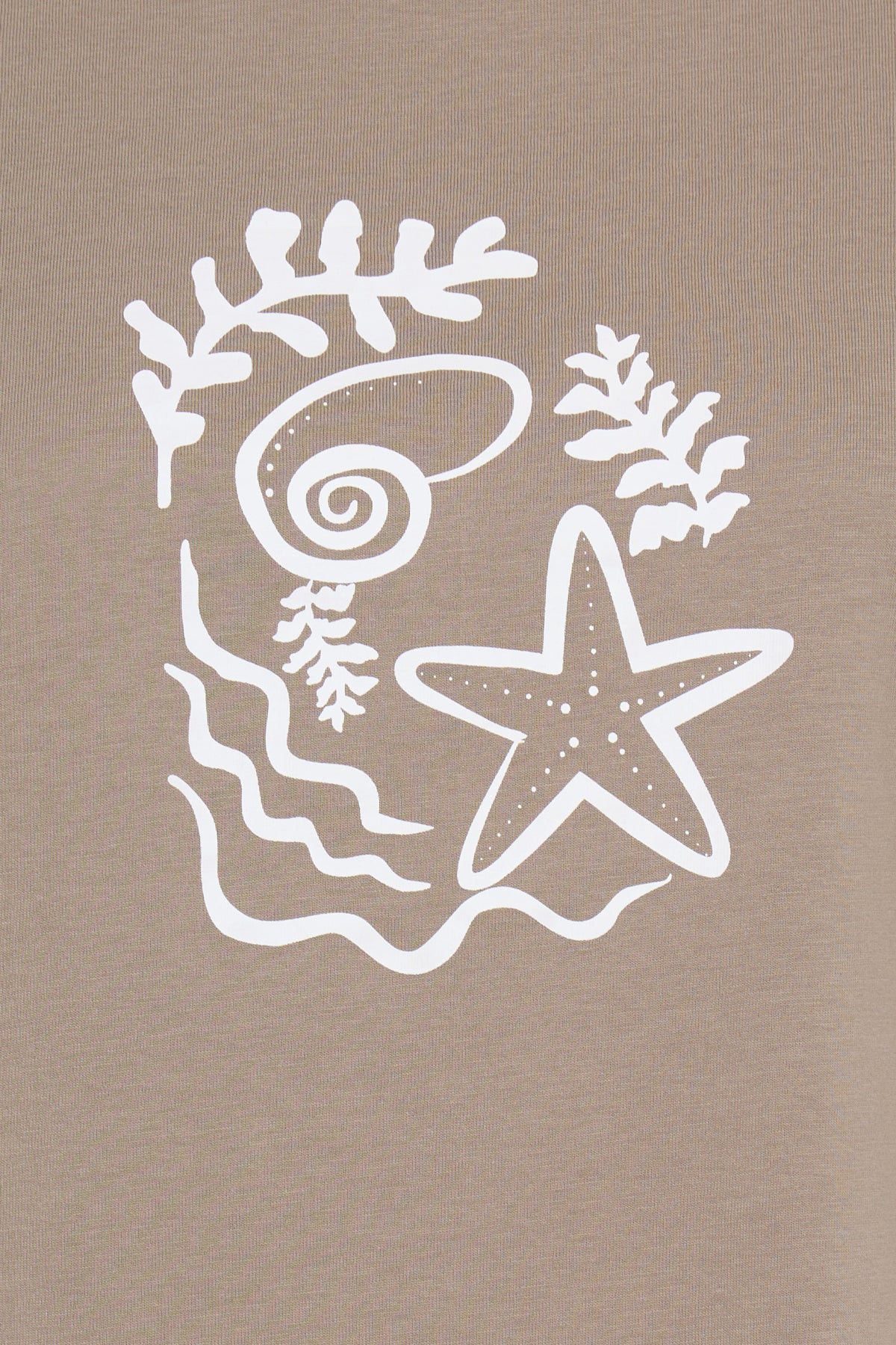 Fransa FRZELDA TEE 1,  SHELL MOUNTAIN