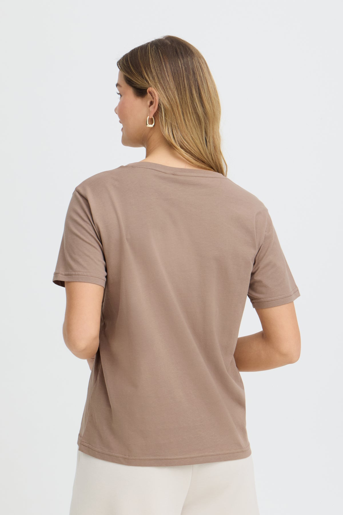 Fransa FRZELDA TEE 1,  SHELL MOUNTAIN