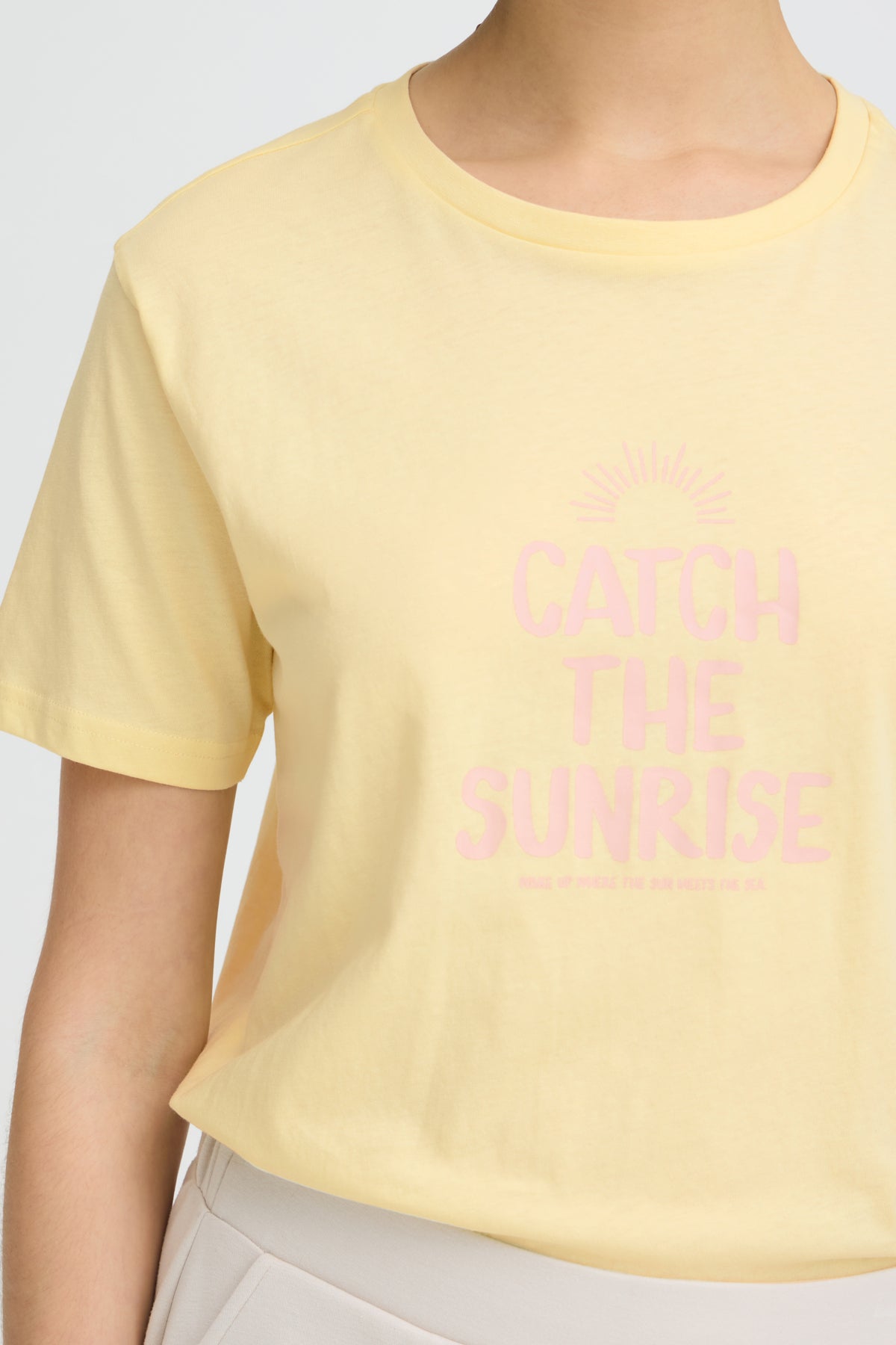 Fransa FRZELDA TEE 1, CATCH SUNRISE YELLOW