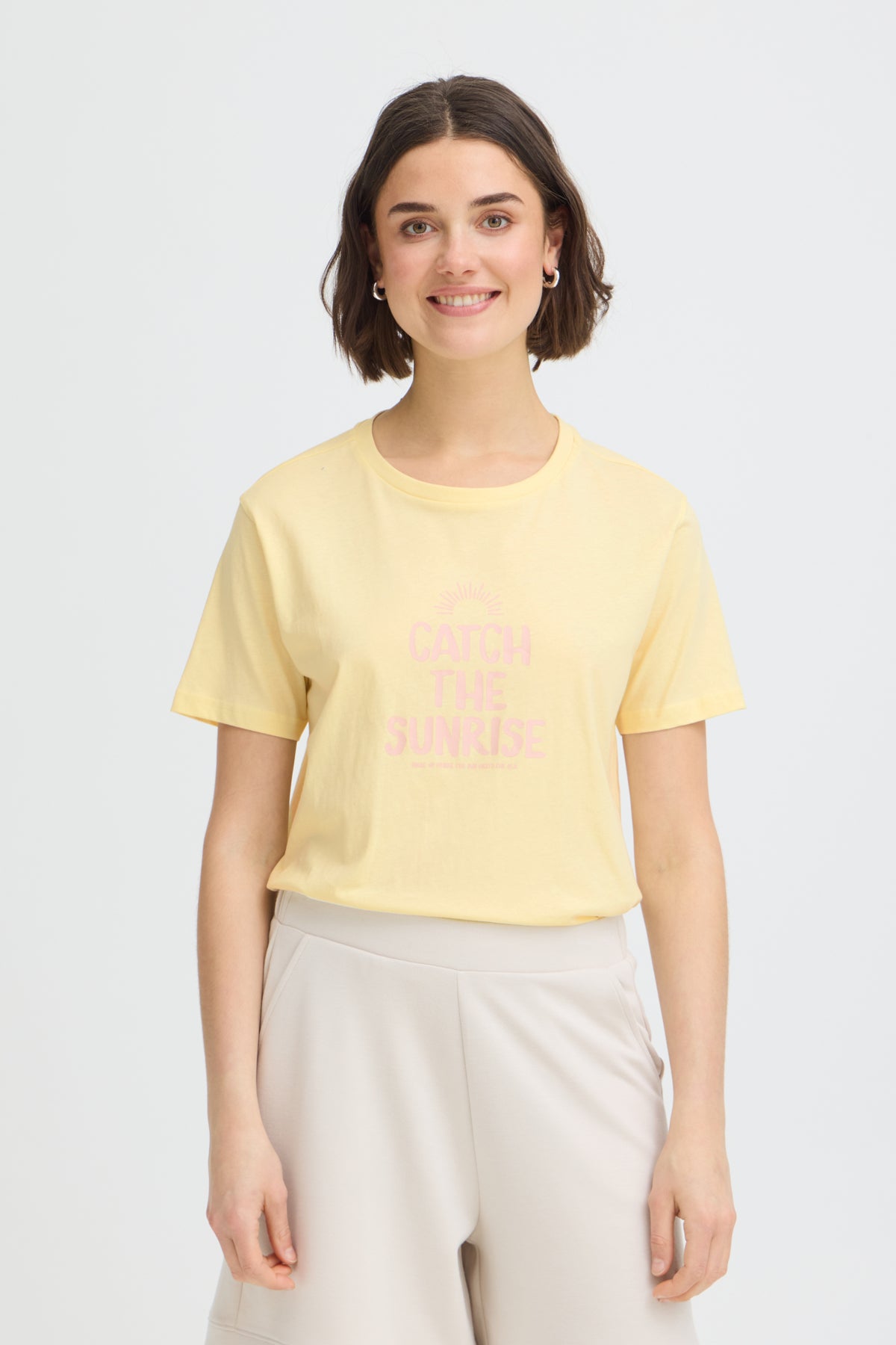 Fransa FRZELDA TEE 1, CATCH SUNRISE YELLOW