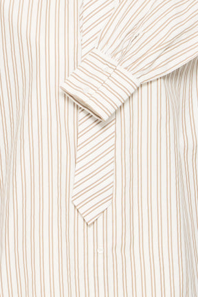 Fransa FRZABA SHIRT 1,  White Tobacco Stripe