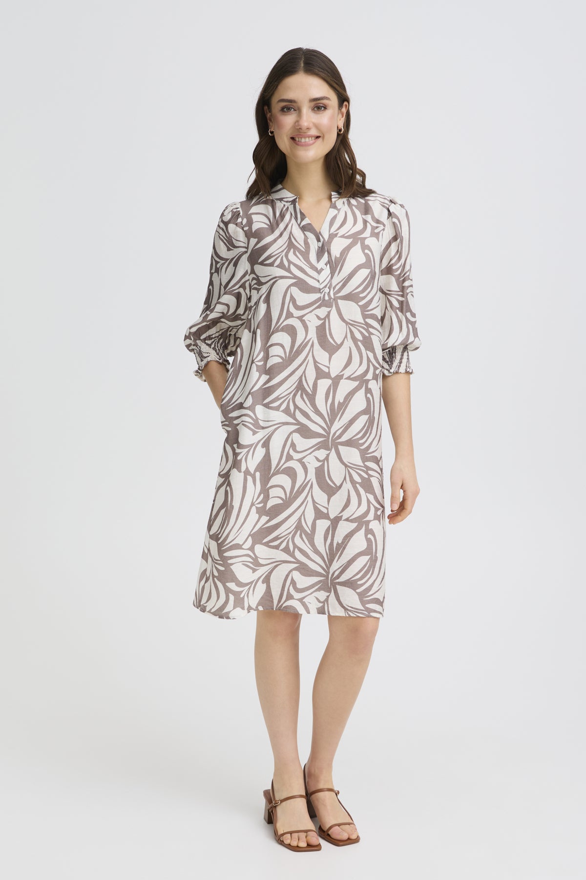 Fransa FRARIANA DRESS 21, FLORAL REVERIE W TRAIL