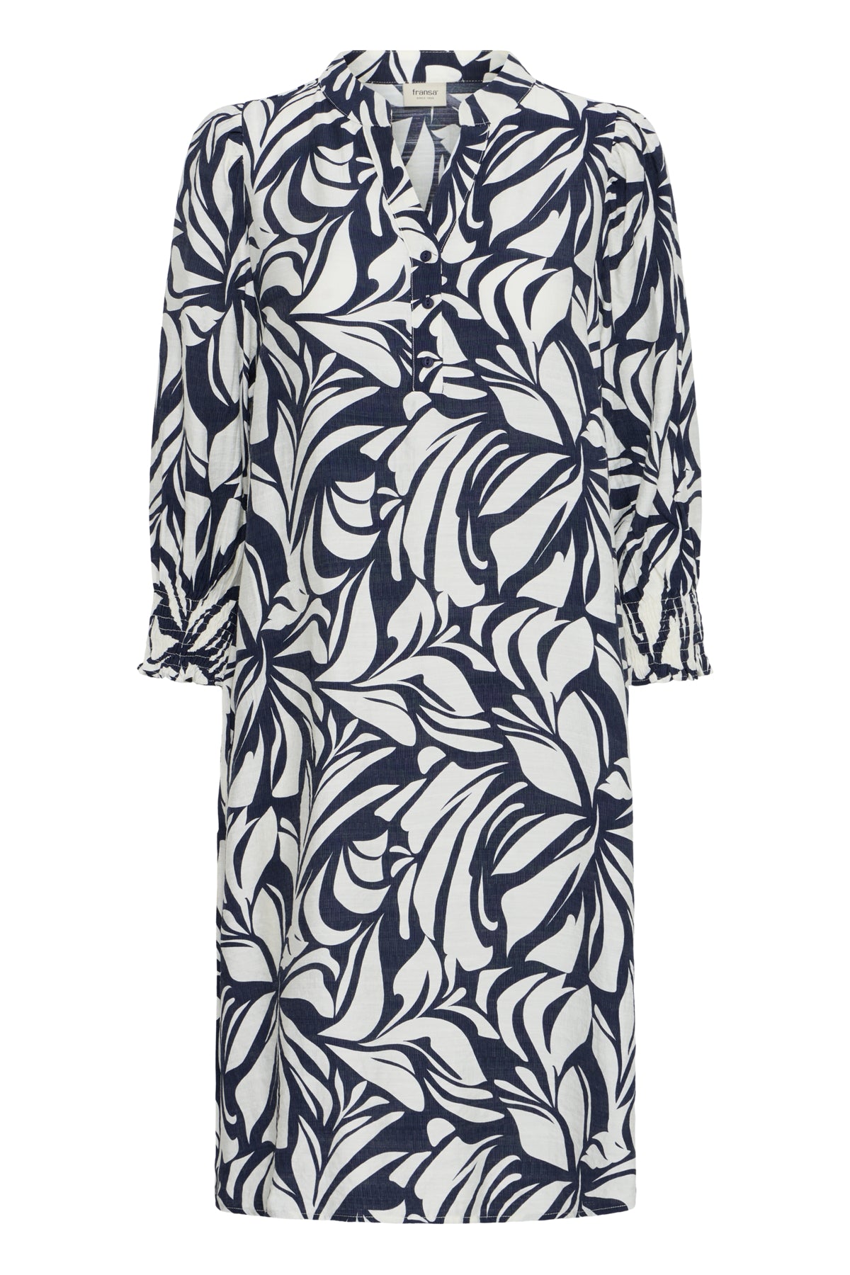 Fransa FRARIANA DRESS 21, FLORAL REVERIE NAVY