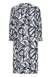 Fransa FRARIANA DRESS 21, FLORAL REVERIE NAVY