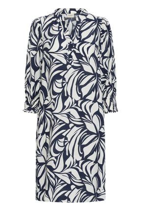 Fransa FRARIANA DRESS 21, FLORAL REVERIE NAVY