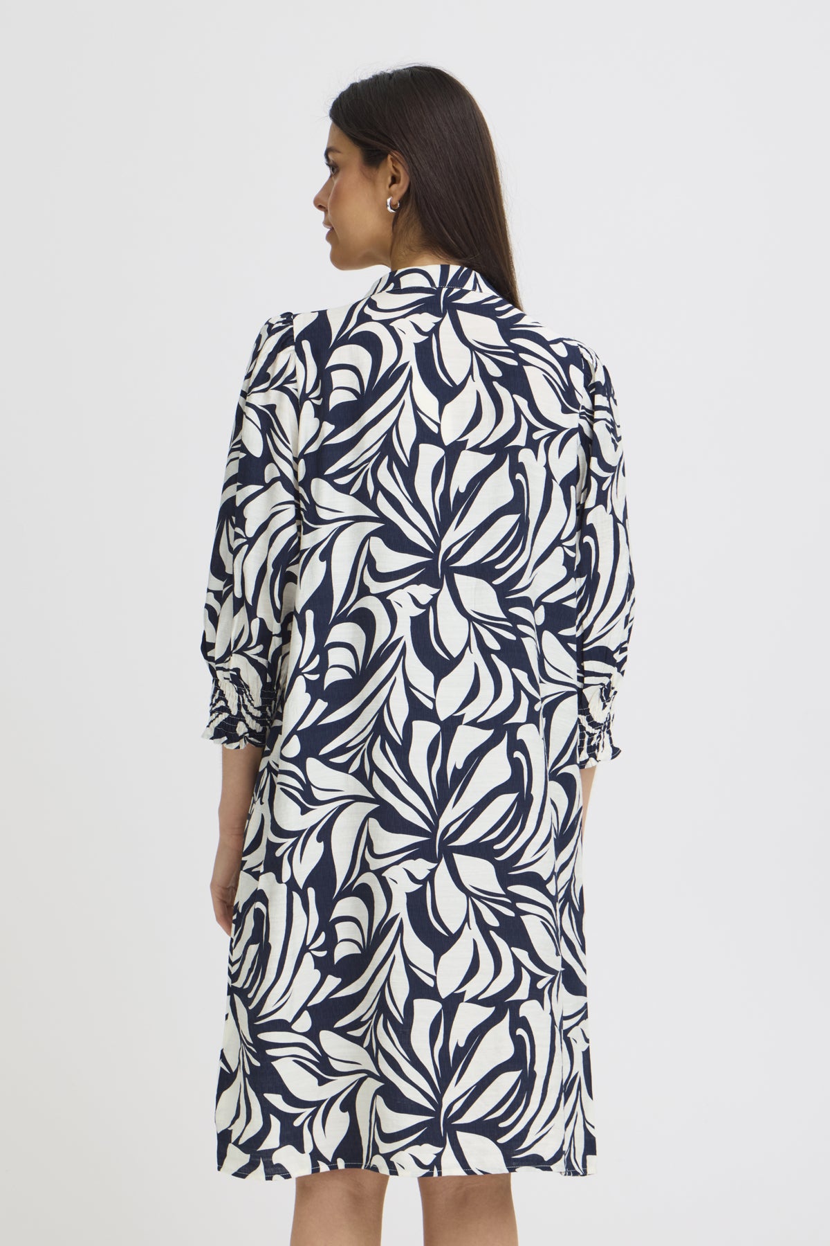 Fransa FRARIANA DRESS 21, FLORAL REVERIE NAVY