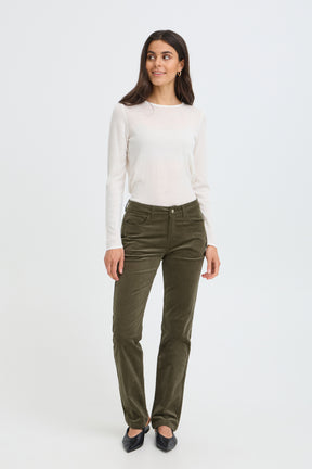 Fransa FRTEAN TESSA PANTS 2, Grape Leaf
