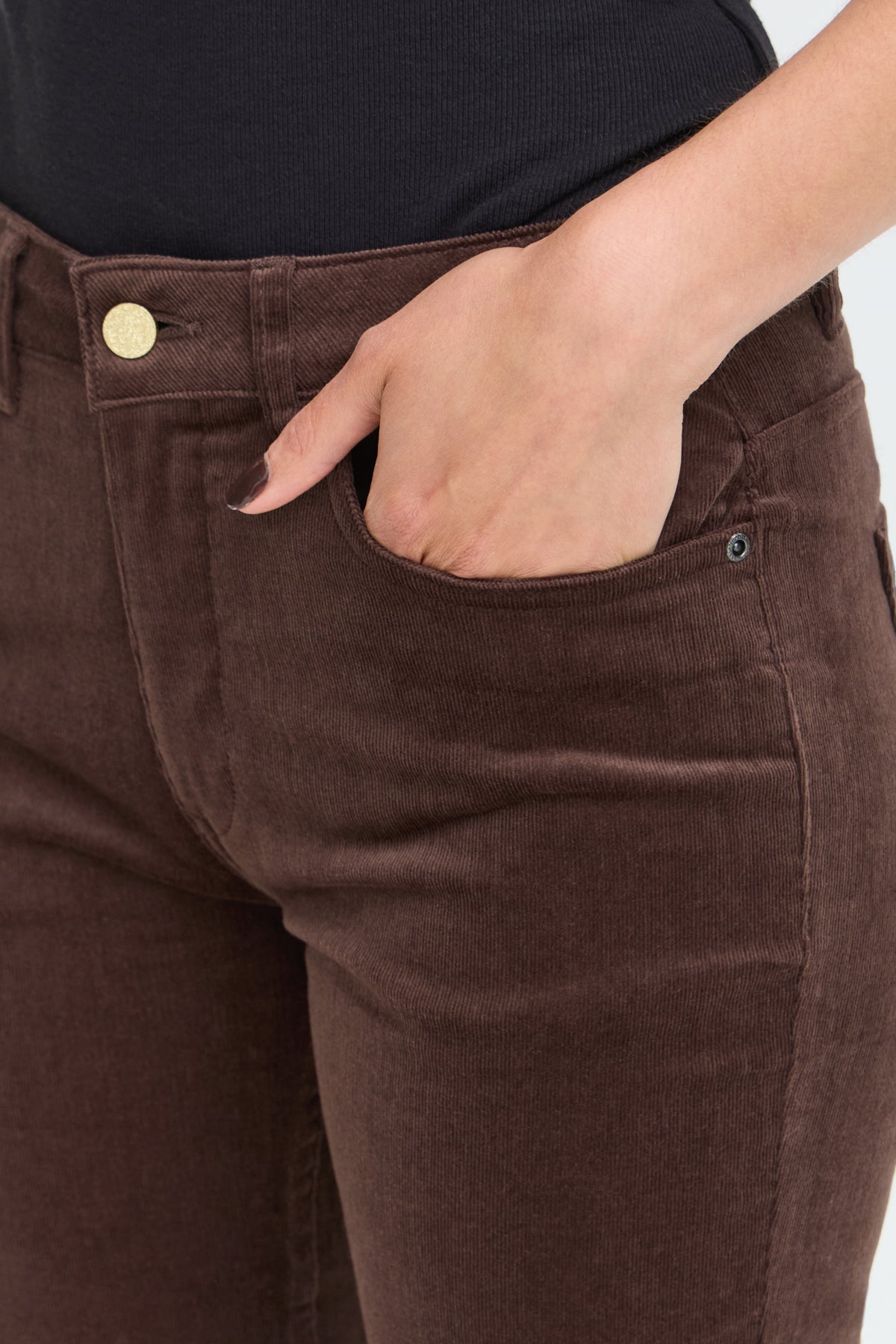 Fransa FRTEAN TESSA PANTS 2, Hot Fudge