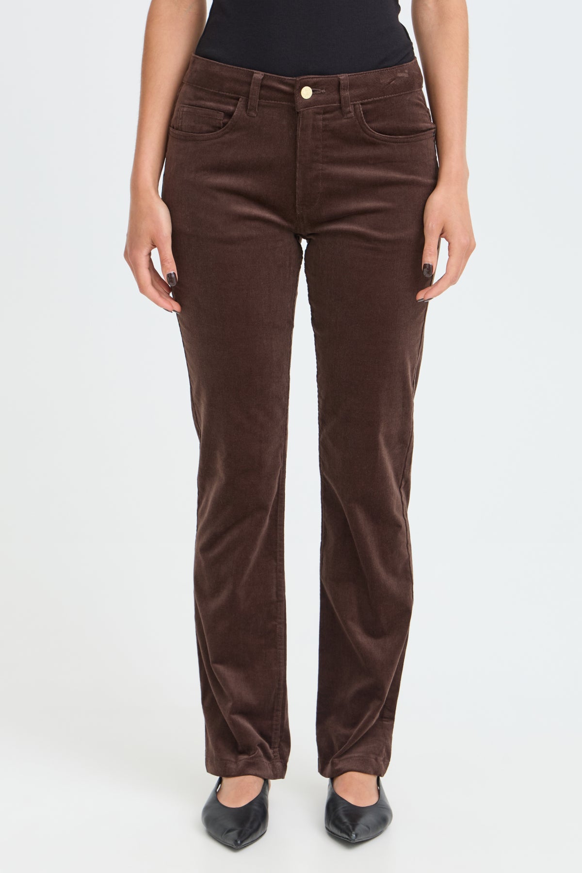 Fransa FRTEAN TESSA PANTS 2, Hot Fudge