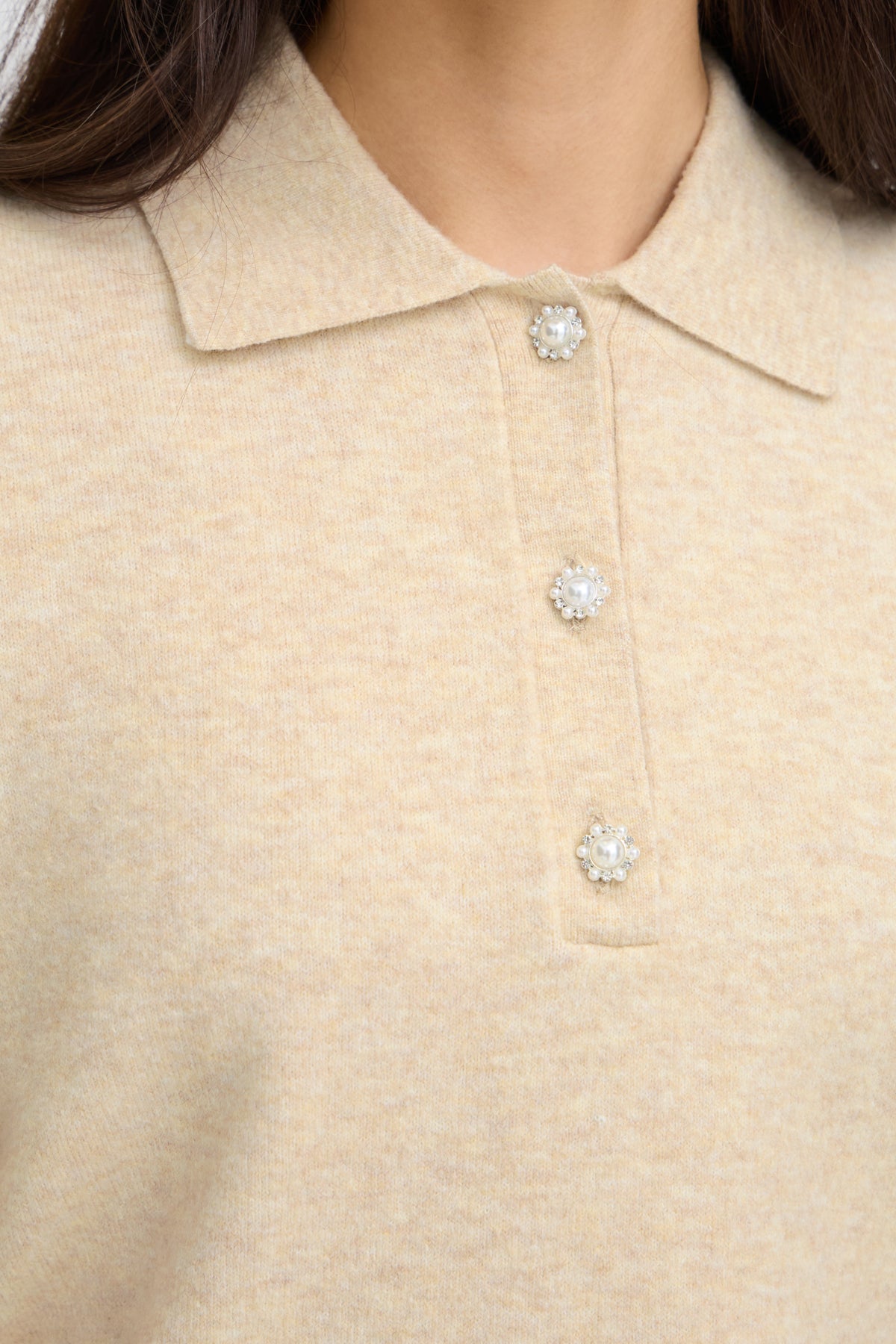 Fransa FRSUZETTE PULLOVER 1, Oatmeal Melange