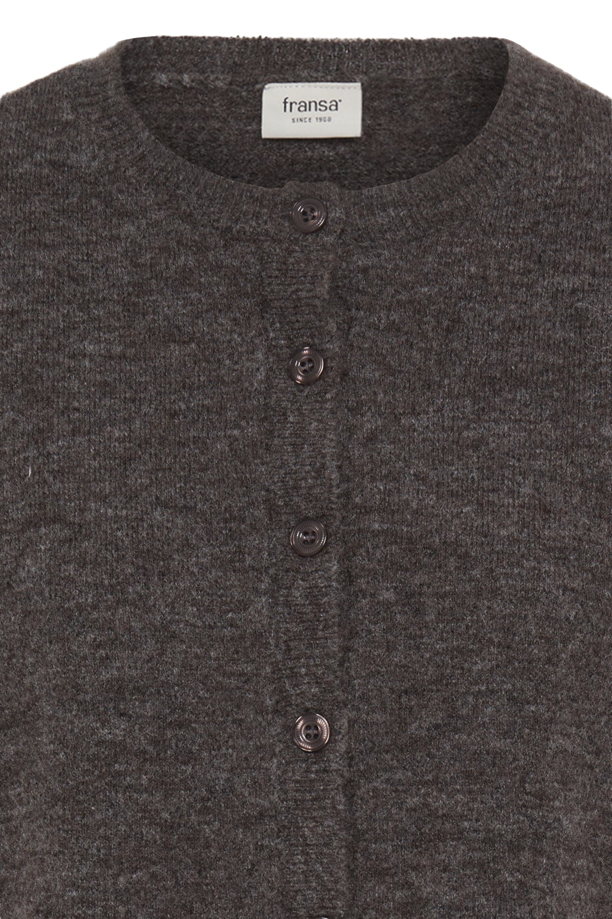 Fransa FRSANNY CARDIGAN 8, HOT FUDGE MELANGE