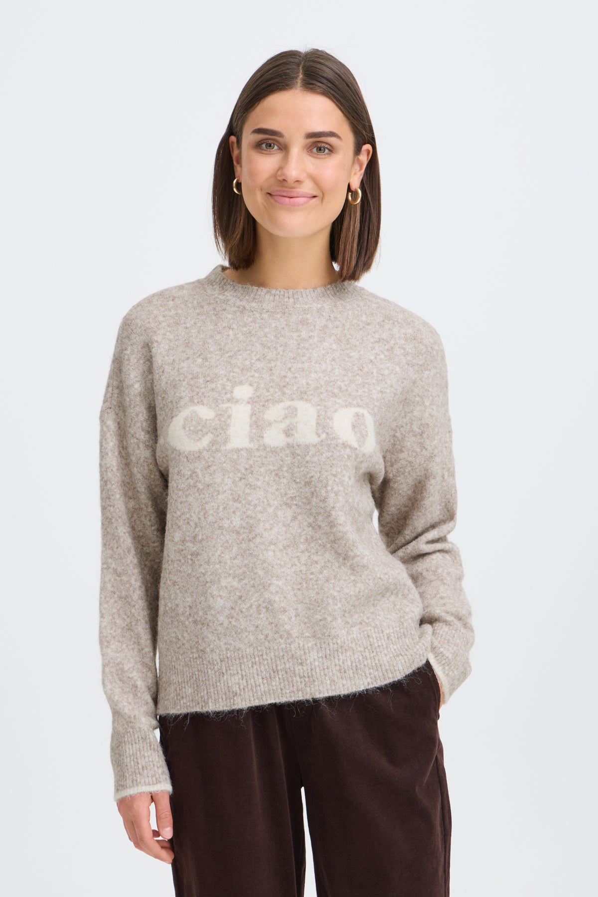 Fransa FRFLORENCE PULLOVER 2, DRIFTWOOD