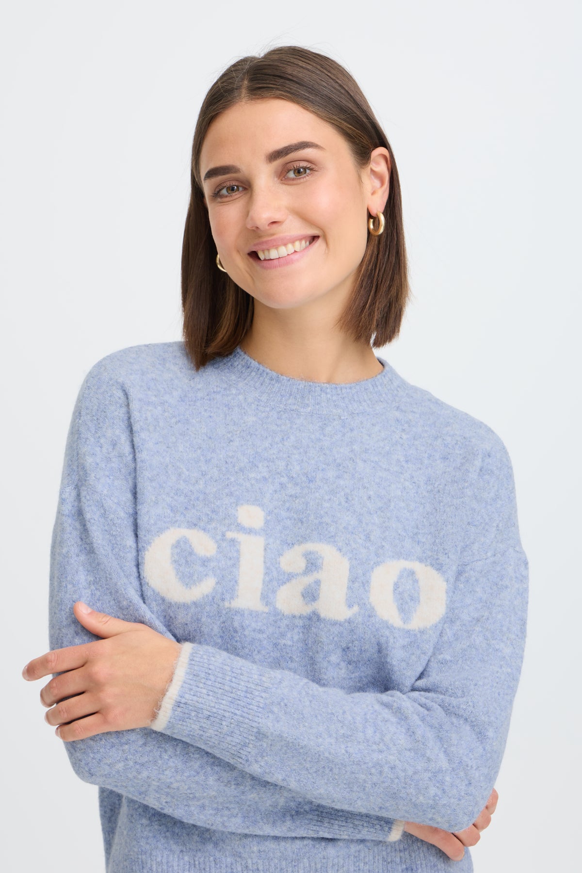 Fransa FRFLORENCE PULLOVER 2, BLUE BLIZZA