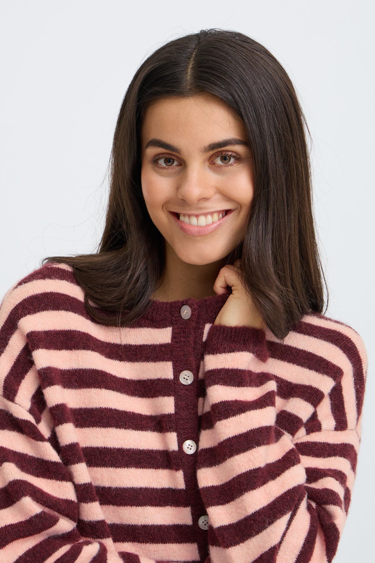 Fransa FRIDAA CARDIGAN 1, PORT-ROYAL STRIPE