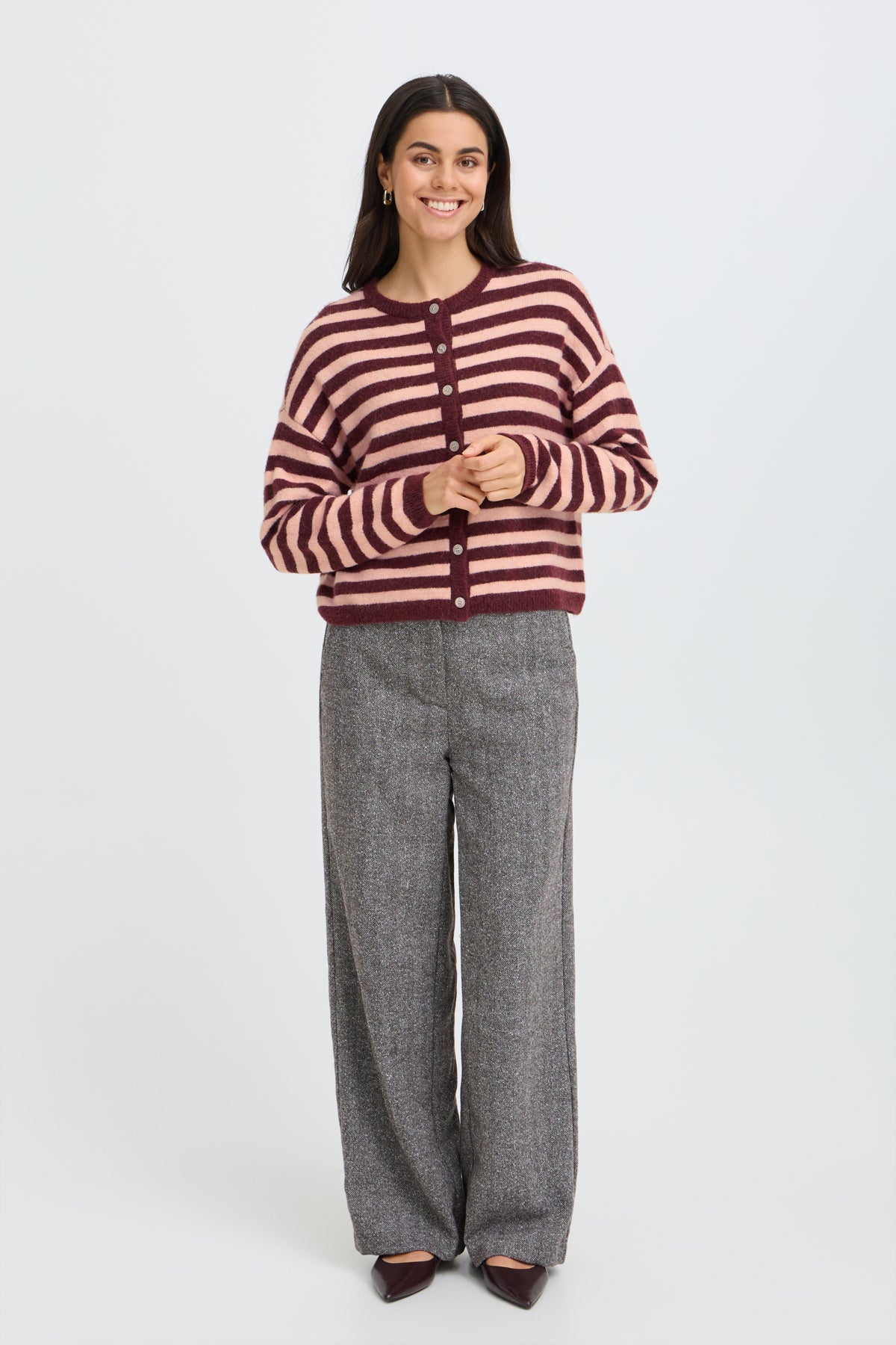 Fransa FRIDAA CARDIGAN 1, PORT-ROYAL STRIPE