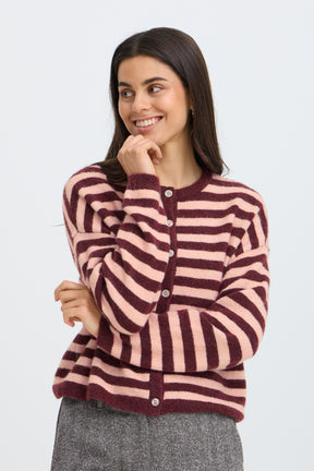 Fransa FRIDAA CARDIGAN 1, PORT-ROYAL STRIPE
