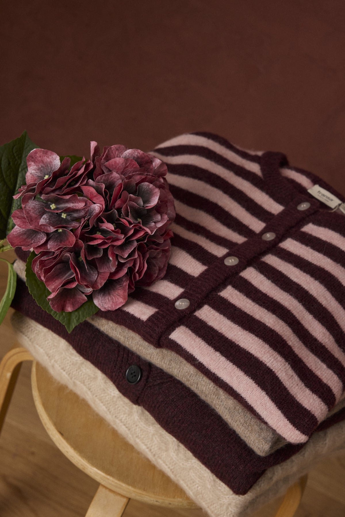 Fransa FRIDAA CARDIGAN 1, PORT-ROYAL STRIPE