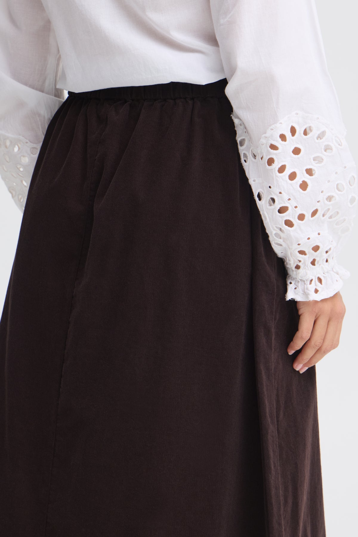 Fransa FRCORY SKIRT 1, Hot Fudge