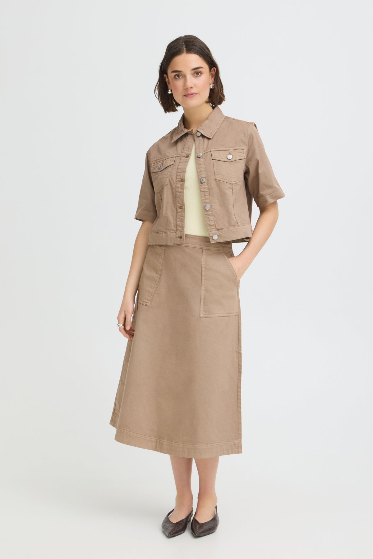 Fransa FRTWILL SKIRT 4, MOUNTAIN TRAIL