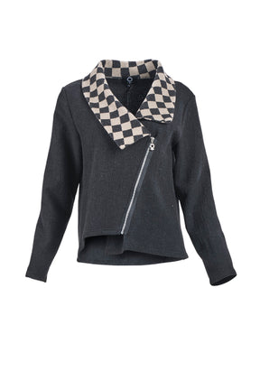 My Soul Crincle Jakke 2132, Black/Check