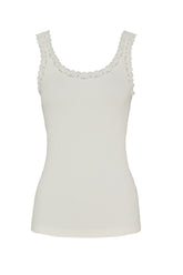 Tim & Simonsen Frida ribtop, Ivory