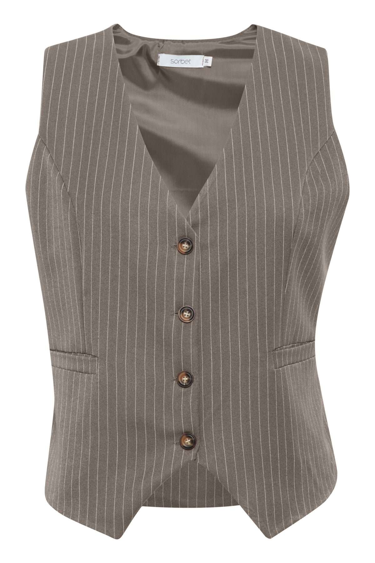 Bøjle 189 - Sorbet SBDiego Waistcoat, Grey Melange